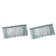 thumbnail image 1 of 2 UNIDS Ventana De Encaje Bordada Voile Sheer Cortina TIERS TIERS AZUL 137x61cm, 1 of 4