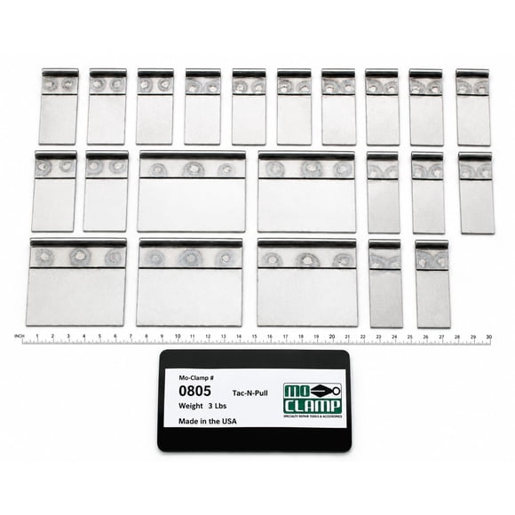 Kit de Placas de Extracción Mo-Clamp 20 pzas Soldables MOC0805 3 lbs