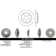 thumbnail image 2 of Disco Freno para auto Mazda 3 2009-2013 Trasero, 2 of 3
