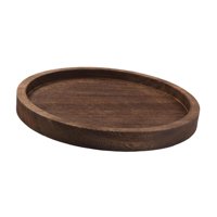 Magideal - Bandeja De Exhibición Bandeja Decorativa De Madera Versátiles Versátiles Organizador De Encimera De Soporte Fácil De Limpiar Para La Decoración De La Ronda Grande