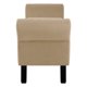 thumbnail image 3 of Banqueta Baul Lua 2c Felpa 20 Beige, 3 of 6