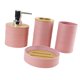 thumbnail image 3 of Juego De 4 Accesorios De Baño, Decoración De Baño, Juego Completo De Accesorios De Baño, Color Rosa, 3 of 3