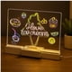thumbnail image 1 of Pizarra De Acrilico Tablero Graffiti Iluminador Led Diy Lamp Neon Usb + Marcadores, 1 of 3