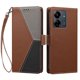 thumbnail image 3 of Funda Cartera para Xiaomi Redmi 13C con Cierre Magnético, Tricolor, Marrón, 3 of 6