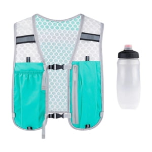 Ioensy - Chaleco De Hidratación Para Correr, Mochila Para Corredores, Transpirable, Para Trotar, Andar Al Aire Libre, Color Azul