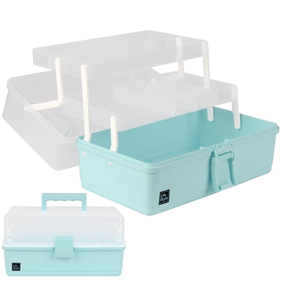 Caja de almacenamiento WEWLINE 36 cm 3 capas con asa