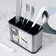 thumbnail image 3 of Dispensador De Palillos Lery Bucket Con Compartimentos, Acero, 3 of 3