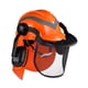 thumbnail image 5 of Casco de motosierra, casco forestal, protección auditiva con orejeras, casco forestal, equipo de protección para el cuidado del césped, 5 of 5