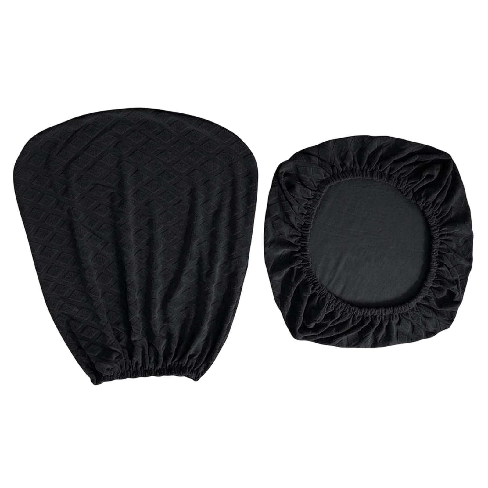 Bothyi - Funda Para Silla De Oficina Dividida Impermeable Universal Lavable Protectora Negro