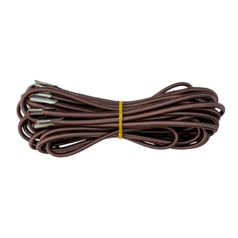 Ioensy - 4X Cable De Repuesto Para Silla De Patio, Universal, Para Tumbona De Exterior, Cordón Elástico Marrón