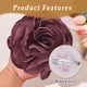 thumbnail image 3 of Broche elegante de moda con borde quemado, alfiler de flor para traje de mujer, ropa profesional, adornos de ramillete hechos a mano., 3 of 5