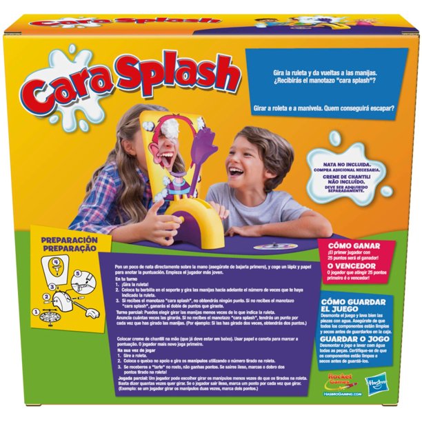 Pastelazo Juego De Nata En La Cara Juego De Mesa Hasbro Games Pie