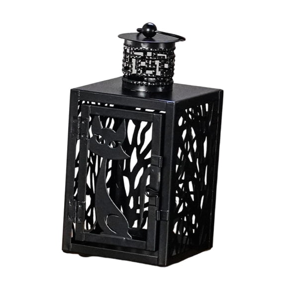 Farol De Vela Colgante De Halloween De 9 X 9 X 19,5 Cm Para Bar, Fotomatones, Estilo Versátil D