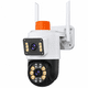 thumbnail image 1 of Camara Seguridad Exterior Alarma Wifi Doble Lente Ip66, 1 of 8