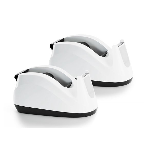 Dispensador de cinta BeeChamp 2 unidades blanco con base pesada