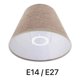 thumbnail image 3 of Pantalla Para Lampara Repuesto Pantalla Vestido E14 E27 Peq beige, 3 of 3