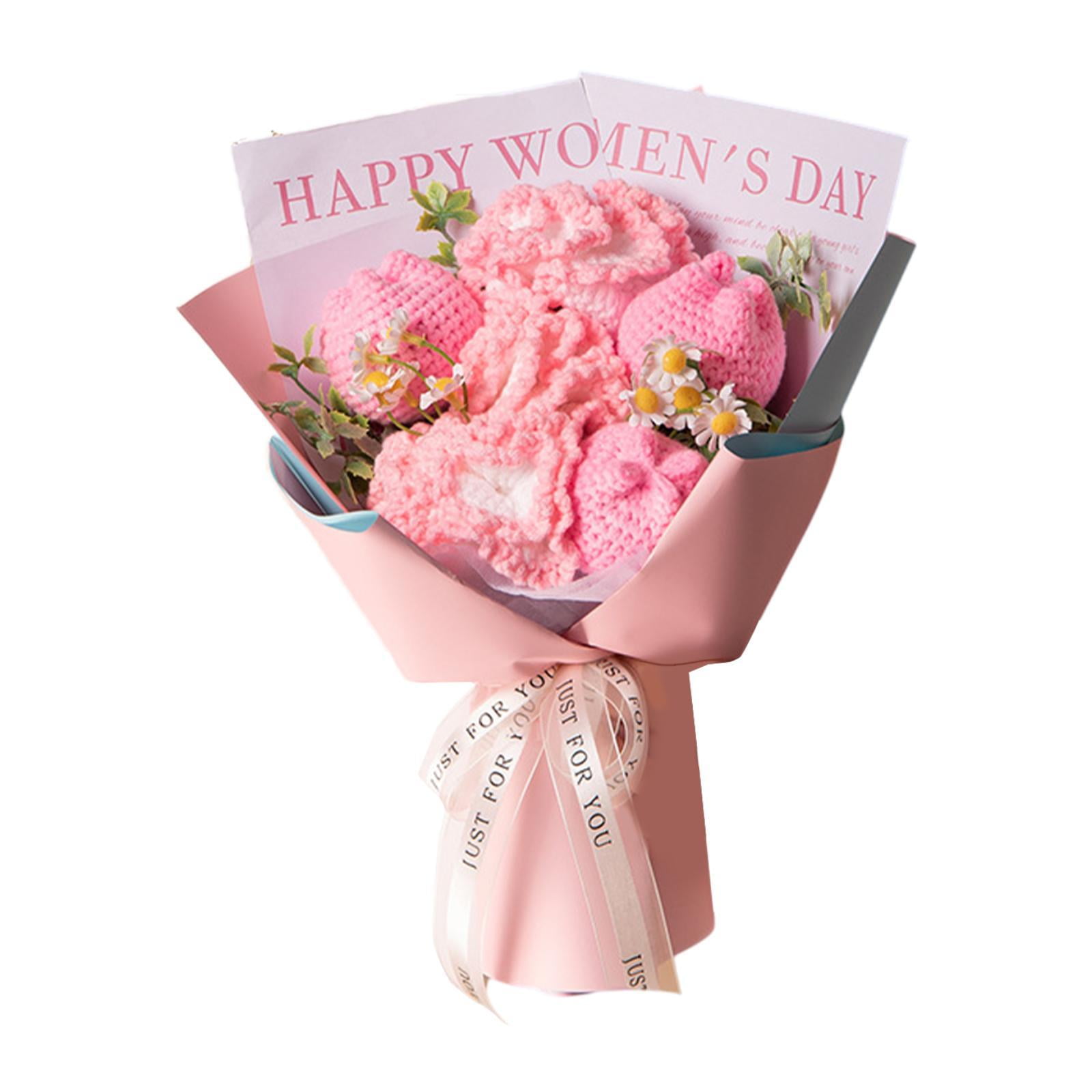 Bothyi - Flores De Crochet Flores Artificiales Tejidas Para El Día Del Día Del Día Del Día Del Día De Acción De Gracias