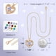 thumbnail image 3 of Collar colgante de amor de amor con piedra de nacimiento Zirconia, regalo de joyería de las mujeres para la Navidad, cumpleaños, aniversario, 3 of 5