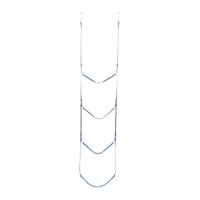Ioensy - Escalera De Cuerda De Cuatro Pasos Para Bote Inflable Kayak Wakeboard Yacht Blues Color