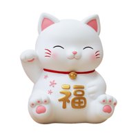 Bothyi - Estatuilla De Gato Hucha Decorativa Para Regalo De Año Nuevo Chino Decoración Del Hogar Estilo A