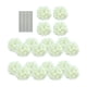 thumbnail image 2 of Flores artificiales hortensias con arreglos florales de tallo para accesorios de fotos decorativas de bricolaje para el hogar Decoración de bodas de Blanco, 2 of 5