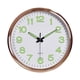 thumbnail image 5 of Reloj De Pared Luminoso Luces Nocturnas Silenciosas Relojes De Cuarzo Sin Tictac Blanco, 5 of 5
