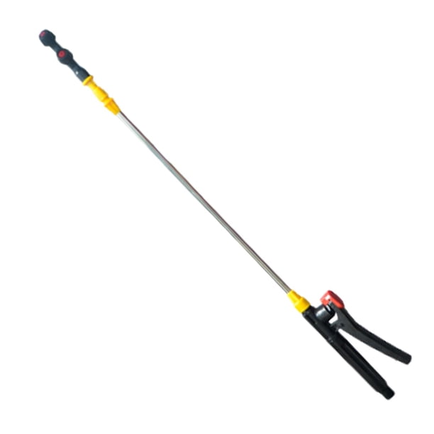 Varilla rociadora retráctil, varilla rociadora, 46,5 cm - 83 cm, varilla extensible ergonómica de repuesto, accesorio rociador para jardín exterior Boquilla superior inferior