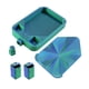 thumbnail image 4 of Bandeja Para Manualidades Con Diamantes Y Tapa, Organizador Versátil De Cuentas Para Taller De Punto De Cruz, Azul Y Verde, 4 of 5