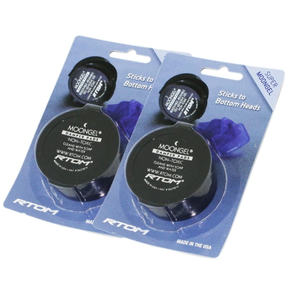 Pack de 2 amortiguadores RTOM Moongel para batería y percusión