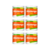Pack 6 Rollos Toalla De Papel Abolengo Xl 100 M Doble Hoja