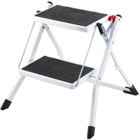 Escalera Vevor, 2 Peldaños, 150 Kg De Capacidad, Acero Plegable