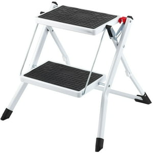 Escalera Vevor, 2 Peldaños, 150 Kg De Capacidad, Acero Plegable