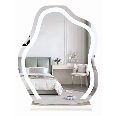 Genérico - Espejo Decorativo Maquillaje Luz Mesa Táctil Led Jhn