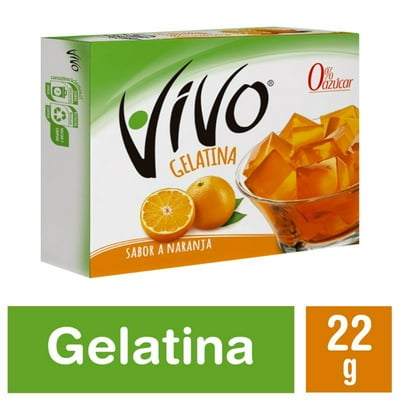 Gelatina Naranja 22 G Vivo