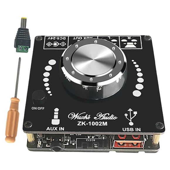 Placa De Amplificador De Audio Zk-1002M 2*100W Amplificador De 2 Canales Para Altavoces De Teatro