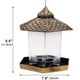 thumbnail image 2 of 1pc Twinkle Star Wild Bird Feeder Hanging For Garden Yard Outside Decoration, Hexagon Shaped With Roof, 2 of 2