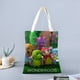 thumbnail image 2 of Wonderoos Bolso de tela con estampado de lienzo para mujer, bolsa de compras reutilizable y estética, con cremallera interior, regalo para mujer,40*40cm., 2 of 6