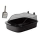 thumbnail image 4 of Caja De Arena Para Gatos Abierta, Orinal Grande Con Forma De Dibujos Animados, Caja De Arena Para Gatos, Bandeja De Arena Para Gatos, Negro, 4 of 5