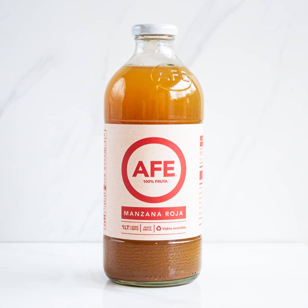 Jugo De Manzana Roja Afe 1 Lt