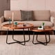 thumbnail image 3 of Juego Mesa De Centro Living 80+60cm color madera Chic Home, 3 of 3