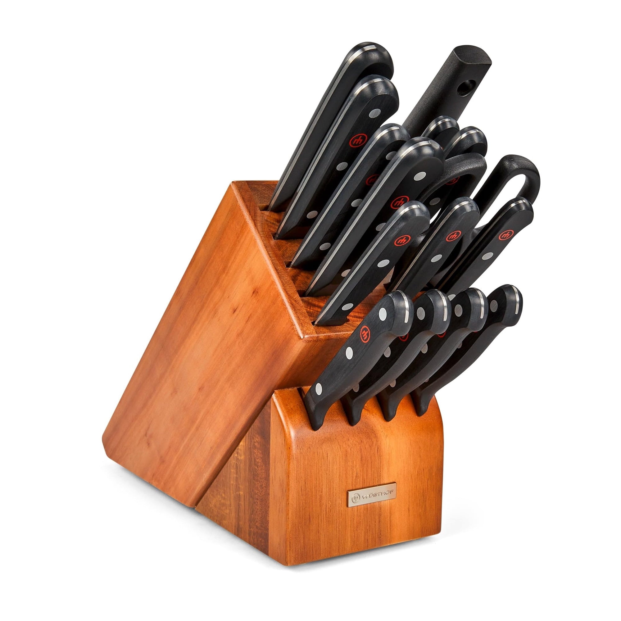 Juego De Bloques De Cuchillos Wüsthof Gourmet De 16 Piezas De Acero Alemán