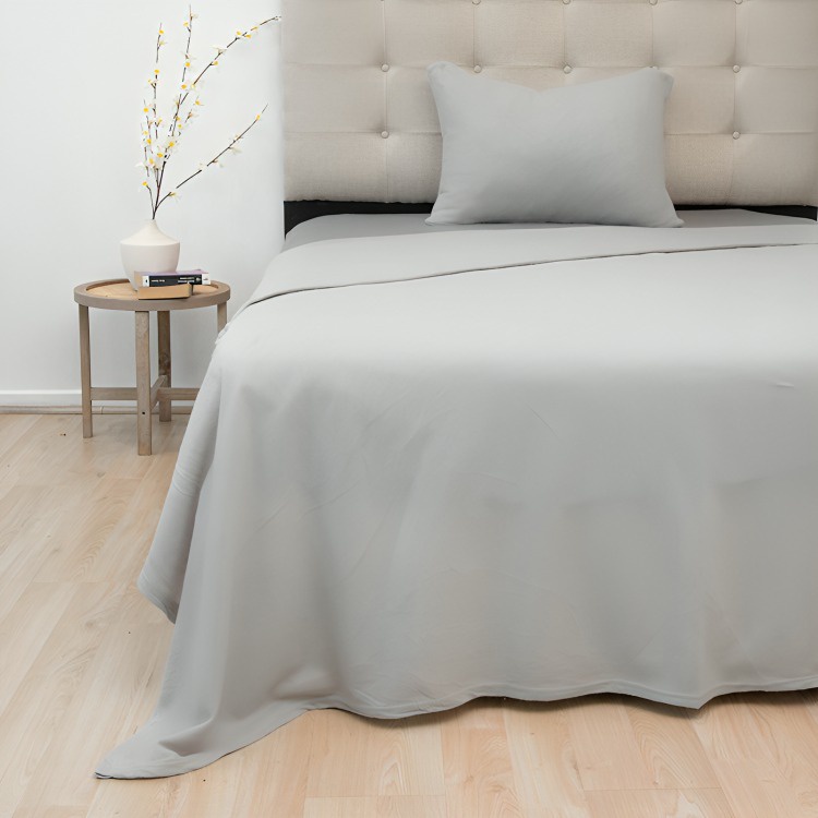 Sábanas Polar Composé 1.5 Plazas / Bicolor Gris – Doral