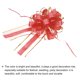thumbnail image 4 of Gran Lazo de Tiro para Envolver Regalos Cintas de Organza para Bodas Cestas Presentes Fiesta de Navidad Rojo-8 Pulgadas, 4 of 6