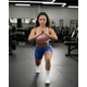 thumbnail image 2 of Calza Corta Mujer Fitness Tiro Alto Pretina V Modelador Gym, 2 of 4