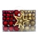 thumbnail image 5 of 101x Bola De Navidad DIY Estrella Superior Del árbol Para Restaurante Boda Halloween Oro Rojo, 5 of 5