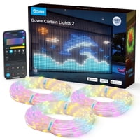 Luces Led Inteligentes Para Cortinas Govee 2 Con Gif Diy, Aigc Rgbic, 14.8 × 6.6 Pies