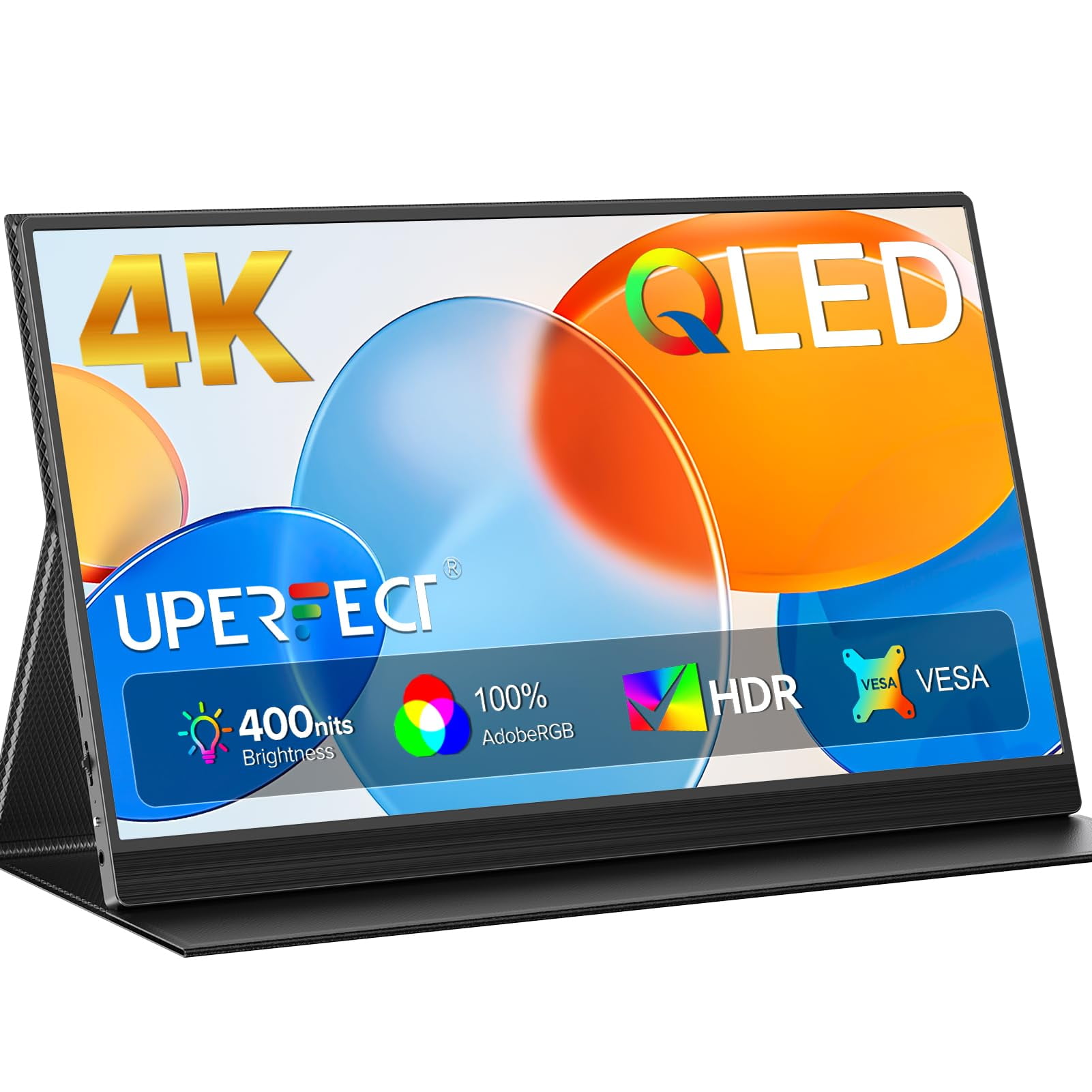 Monitor Portátil Uperfect 15.6" 4k Qled 400 Nits Adobergb