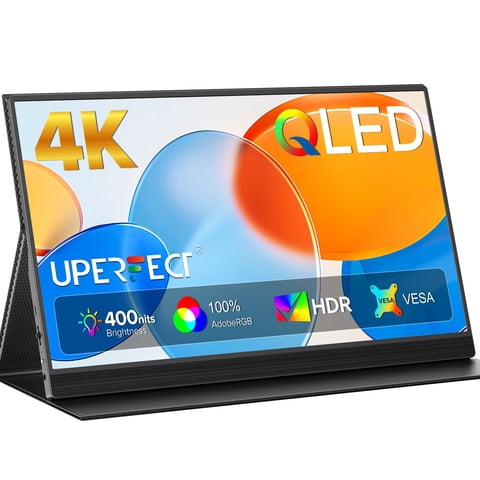 Monitor Portátil Uperfect 15.6"" 4K Qled 400 Nits Adobergb