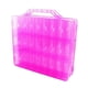 thumbnail image 4 of Estuche De Almacenamiento Para Esmalte De U?as Para Contenedor Organizador De 48 Botellas, Rosa, 4 of 5