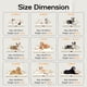 thumbnail image 2 of Cama Ortopédica Impermeable Para Perros Xl 97x64x17 Cm Beige, 2 of 7